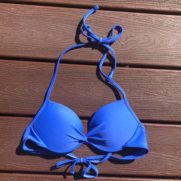 SOLD ⭐️ Blue bikini halter top ⭐️ - Picture 1 of 2